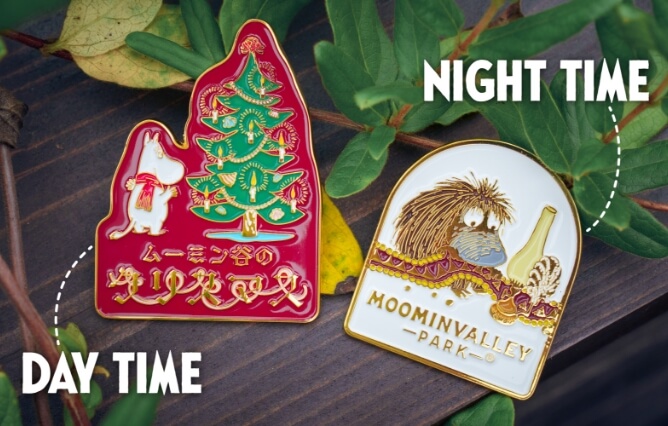 昼夜で異なるデザインのアーケードゲーム参加賞が登場！