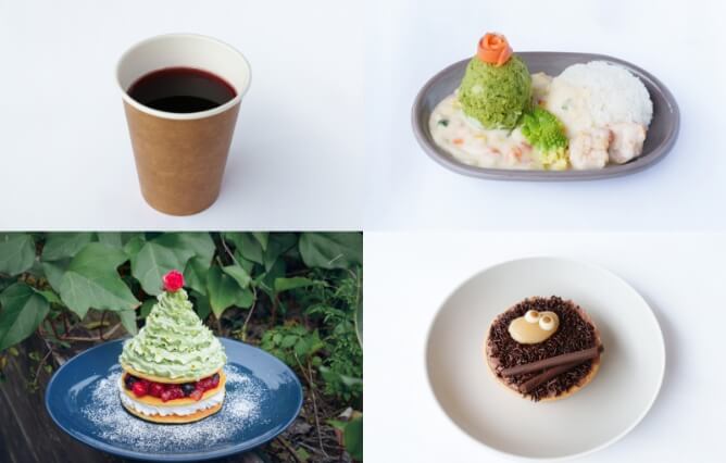 こころもからだも温まるドリンクメニューや、「ムーミン谷のクリスマス」をテーマにした特別な冬メニュー