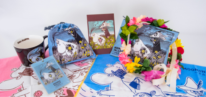 Novel "Moominvalley Summer Festival" motif product selection