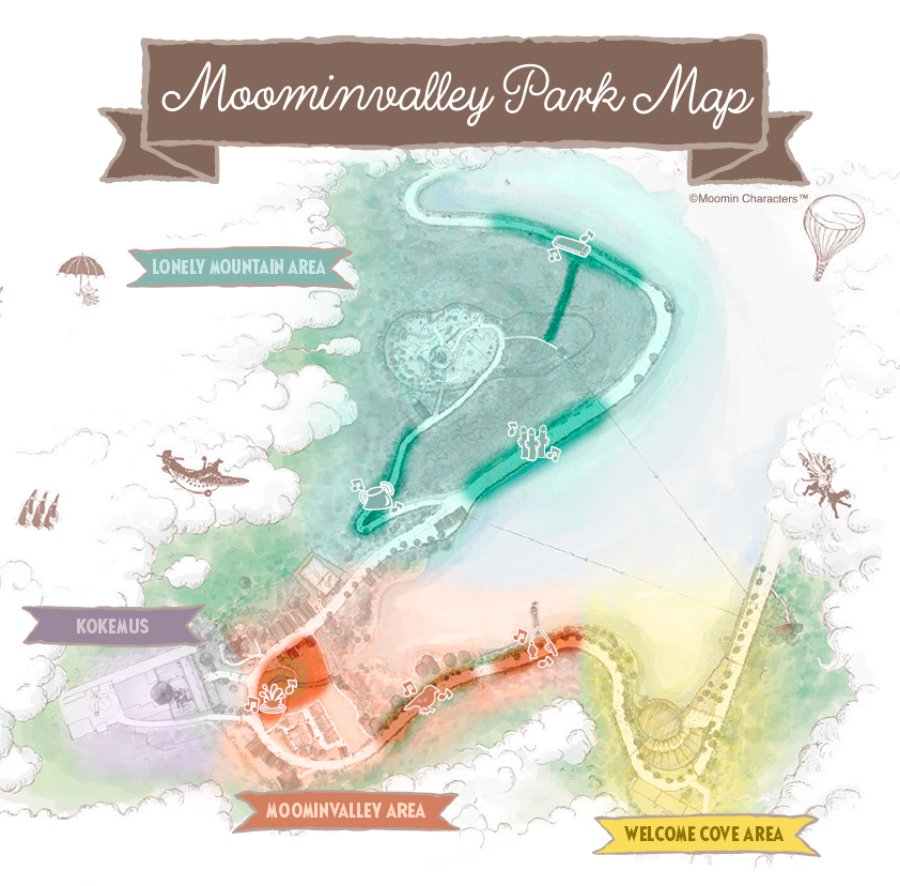 Moominvalley Park Map