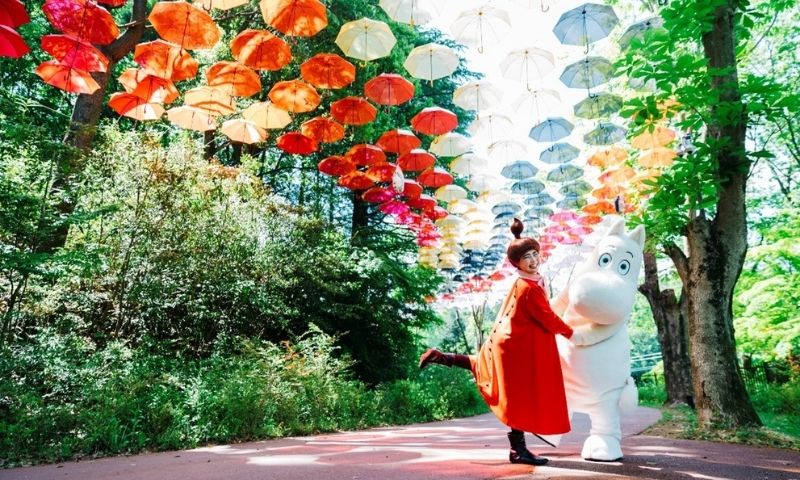 豊かな自然に包まれたムーミンバレーパークで日本最大級約1,200本の傘が広がる「ムーミン谷とアンブレラ」を春夏で開催！