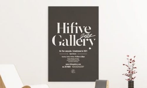 アート展示「Hifive Gallery.（On The Lakeside）Established In 2021」