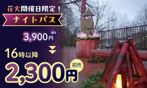 ナイトパスでムーミンバレーパークを楽しもう！