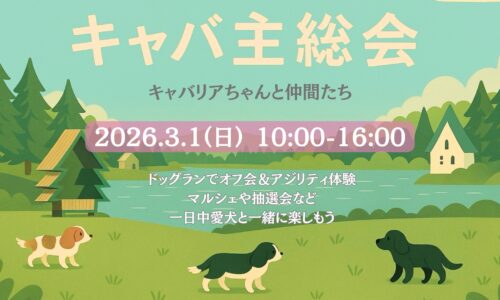 令和八年度キャバ主総会 inメッツァビレッジ～キャバリアちゃんと仲間たち～