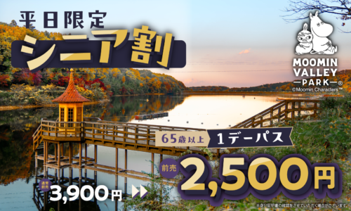 65歳以上が対象！【シニア割】（平日限定）