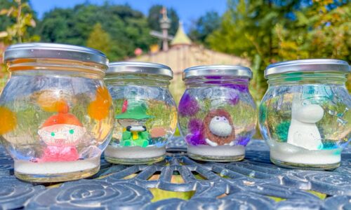 水を入れると浮かび上がる！ふしぎなジオラマづくり